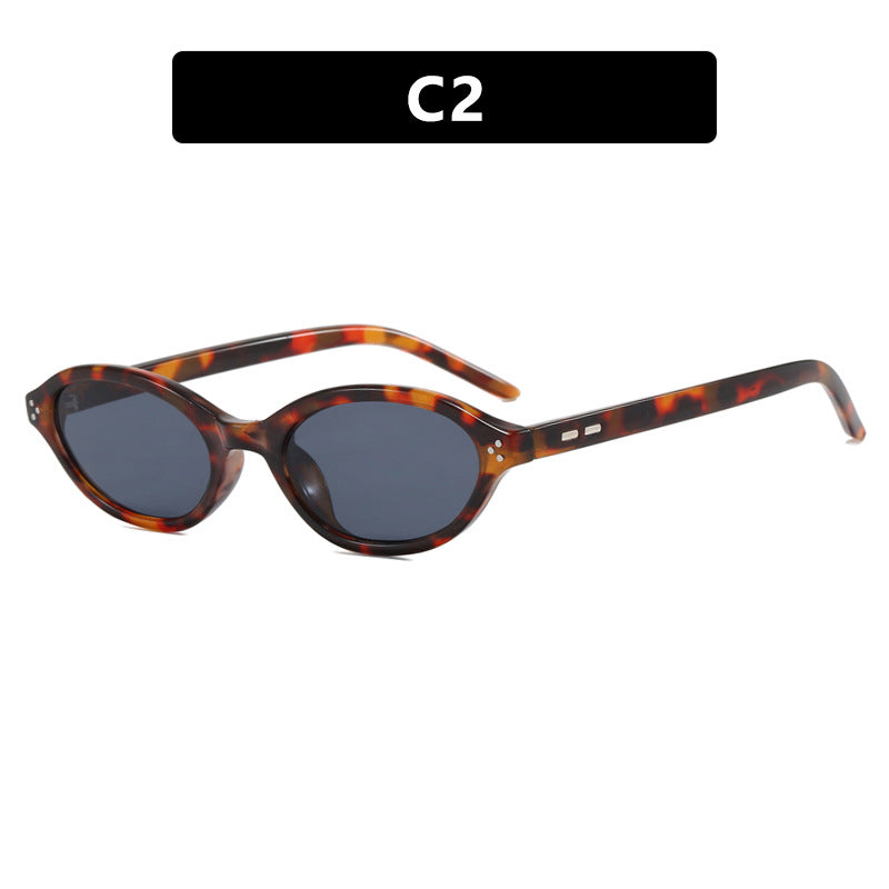 Femmes Spicy-girl Lunettes de soleil rétro de petite taille
