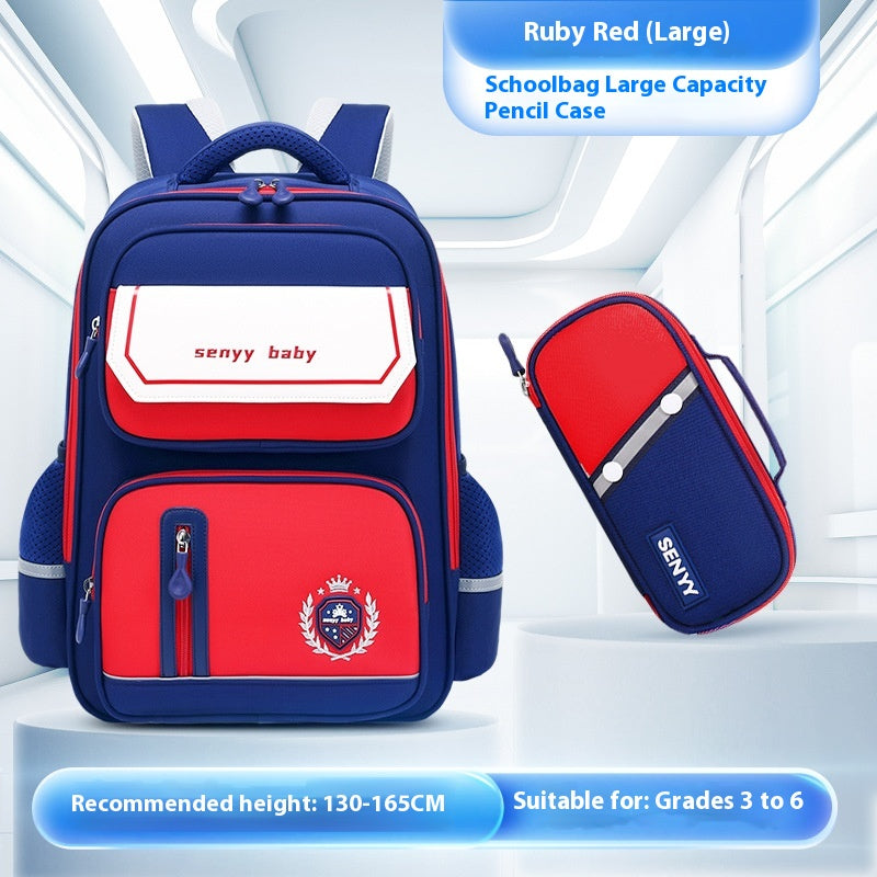 Sac à dos protecteur de la tige pour enfants avec hydrofuge Grande capacité Oxford Cloth Schoo