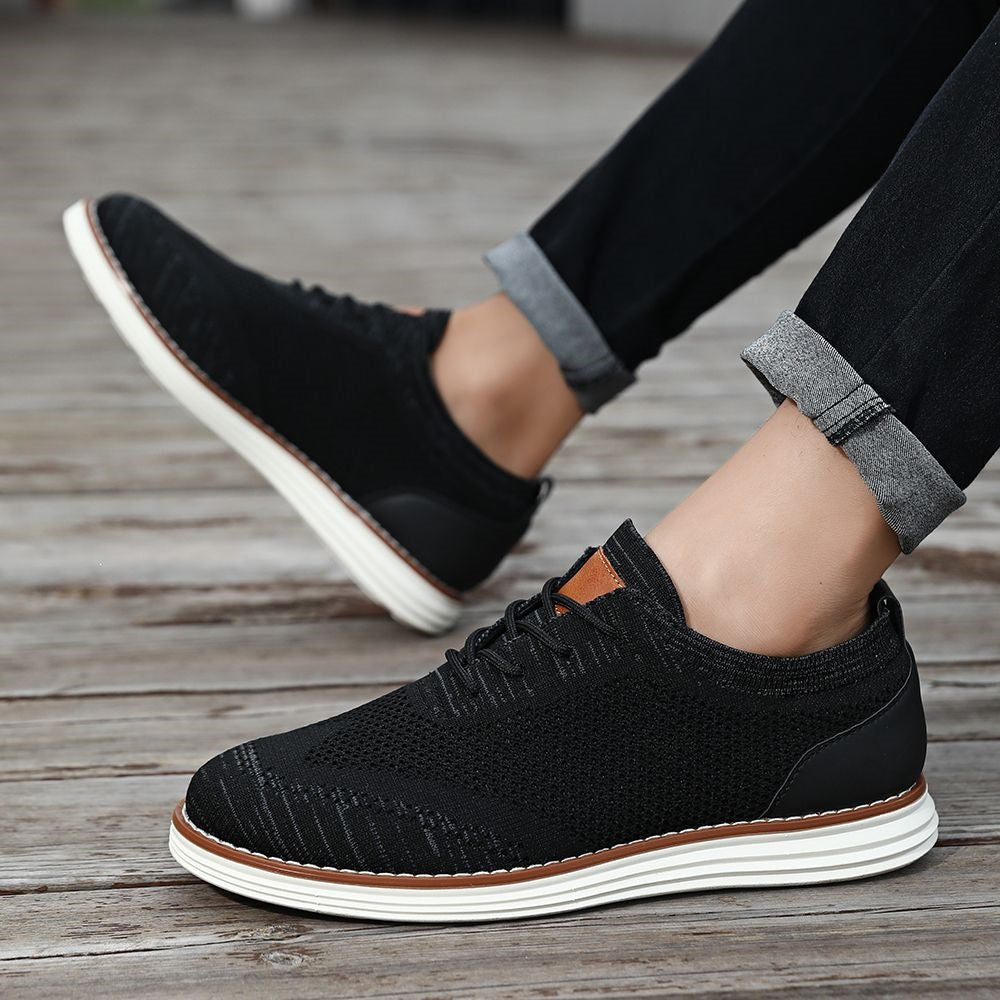 Chaussures casuales Flyknit hommes de taille plus