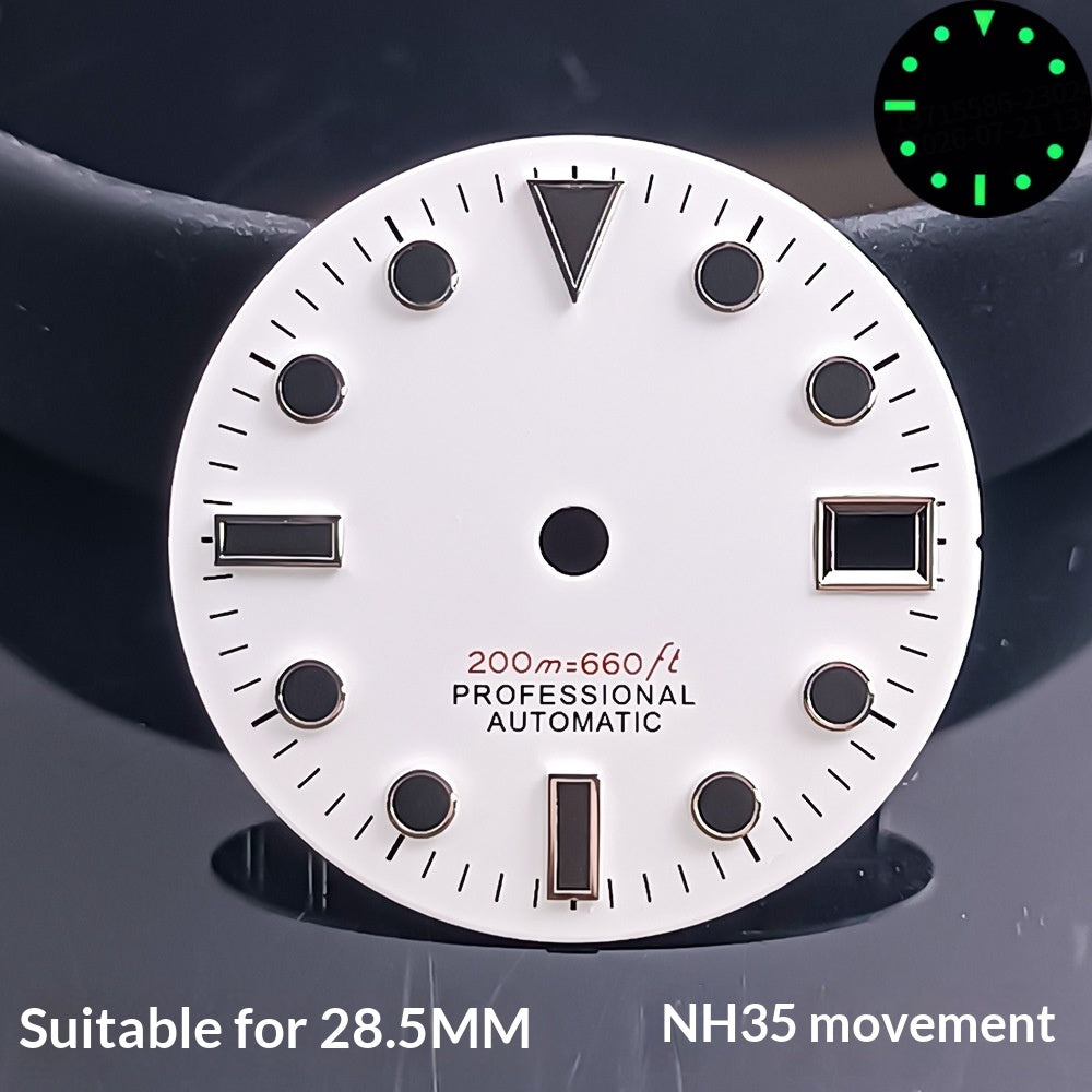 Cadran pour montre mécanique de plongée de mouvement NH35