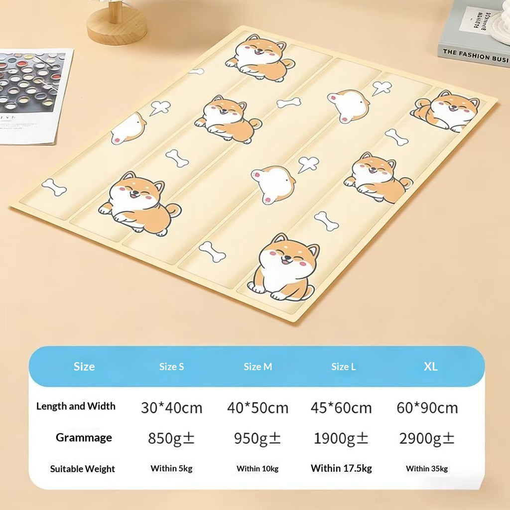 Coussin de gel de glace de refroidissement de chien