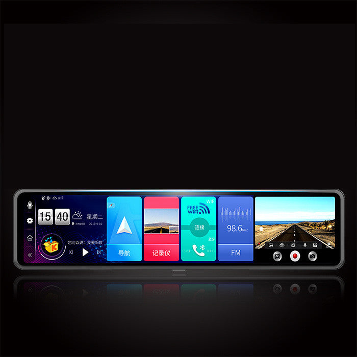 12 pouces 4G Smart Streaming Media Driving Recorder