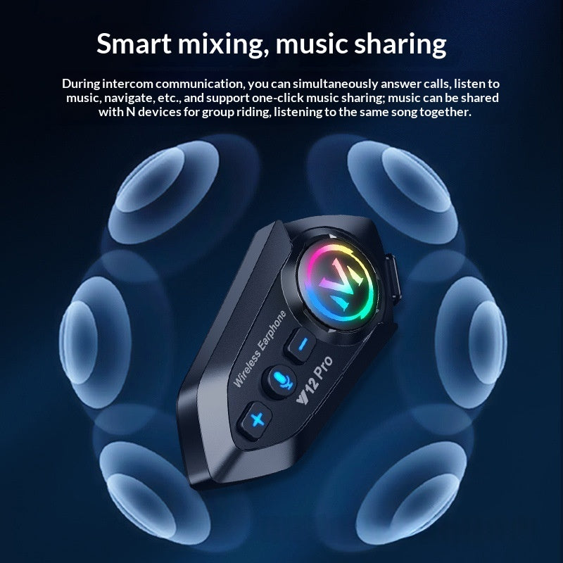 Casque de moto casque intelligent pare-bruit casques sans fil