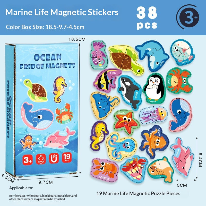 Jouet de puzzle magnétique pour la petite enfance