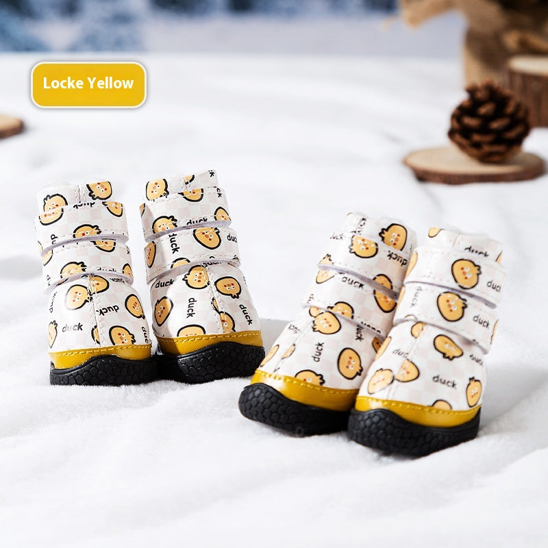 Chaussures en coton d'animaux de compagnie résistant à l'usure