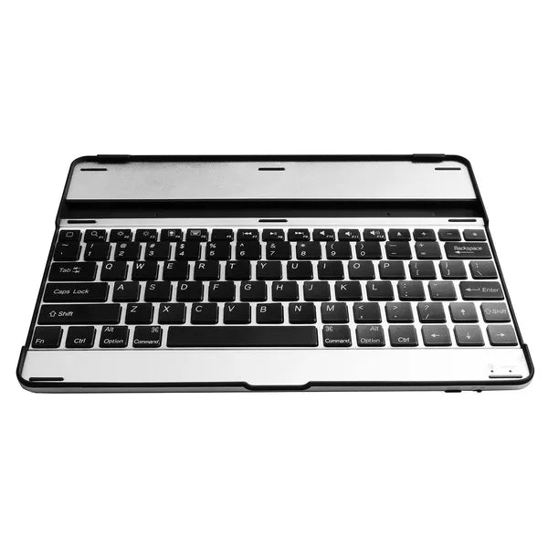 Couverture de clavier sans fil en alliage d'aluminium argenté et noir