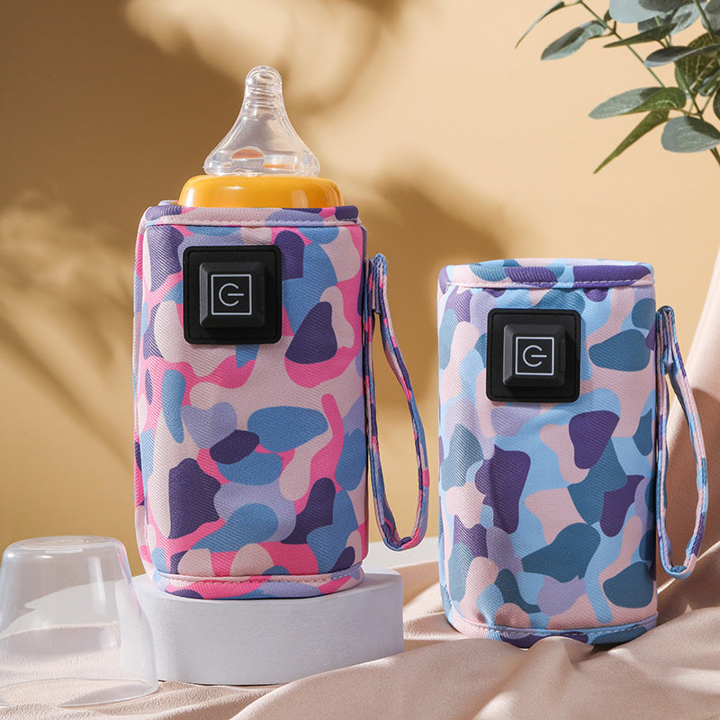 Couverture de bouteille de lait de chauffage portable et température constante