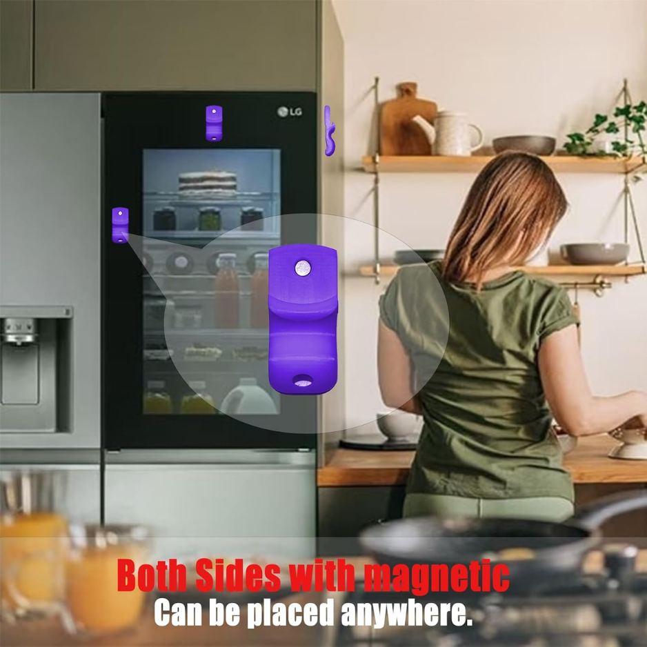 Robinet Mason & Outil d'ouverture de boîte avec lifter magnétique pourpre - Joint à vide pour