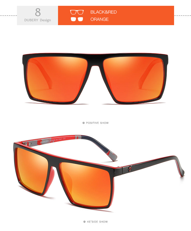 Lunettes de soleil polarisées avec revêtement en métal véritable