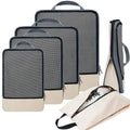6-Piece Compression Travel Storage Bag Set to Organize Your Gear