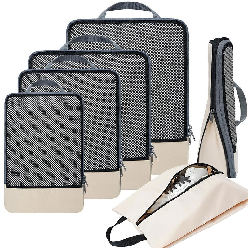 6-Piece Compression Travel Storage Bag Set to Organize Your Gear