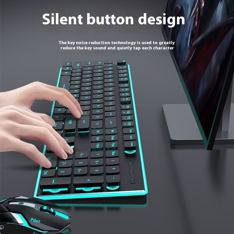 Beau clavier Bluetooth sans fil Mute