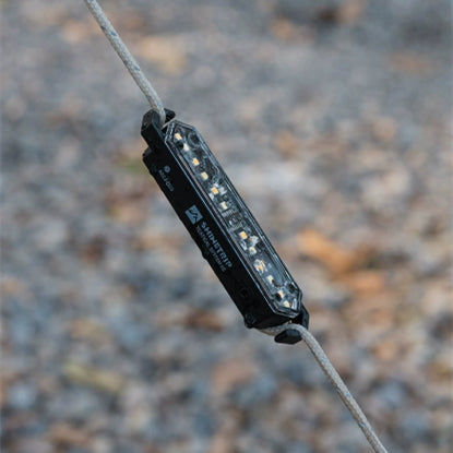 Avertissement de corde à vent Ambiance de camping légère Installation portative magnétique bidirectionnelle Atta