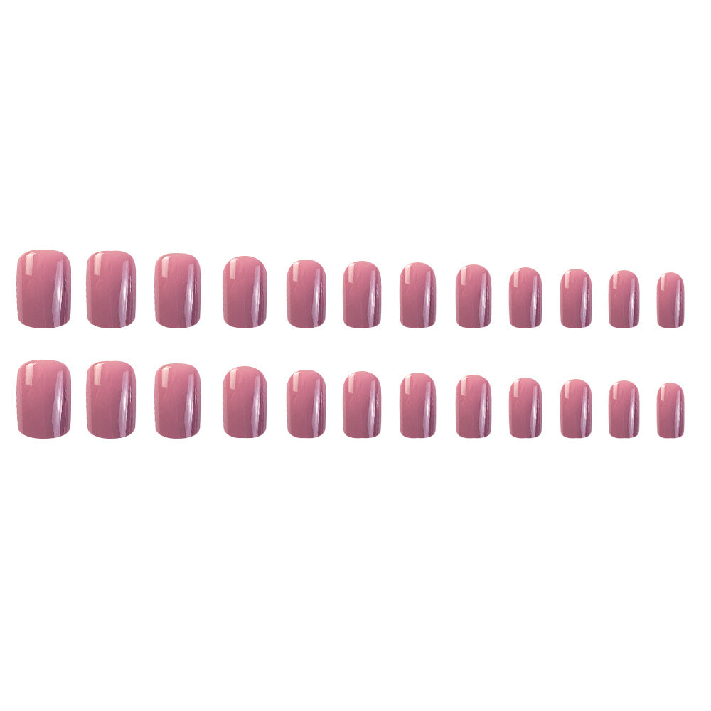 Stickers 24 Petit Nail carré En violet