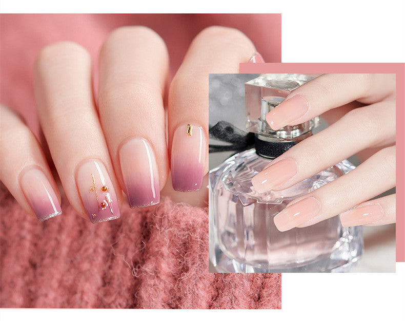 Gel d'extension de ongles ensemble cristal photothérapie UV
