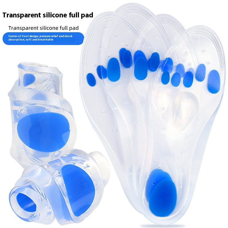 Silicone Soft Shock Absorption Souple Pression Sports Loisirs Semelle intérieure