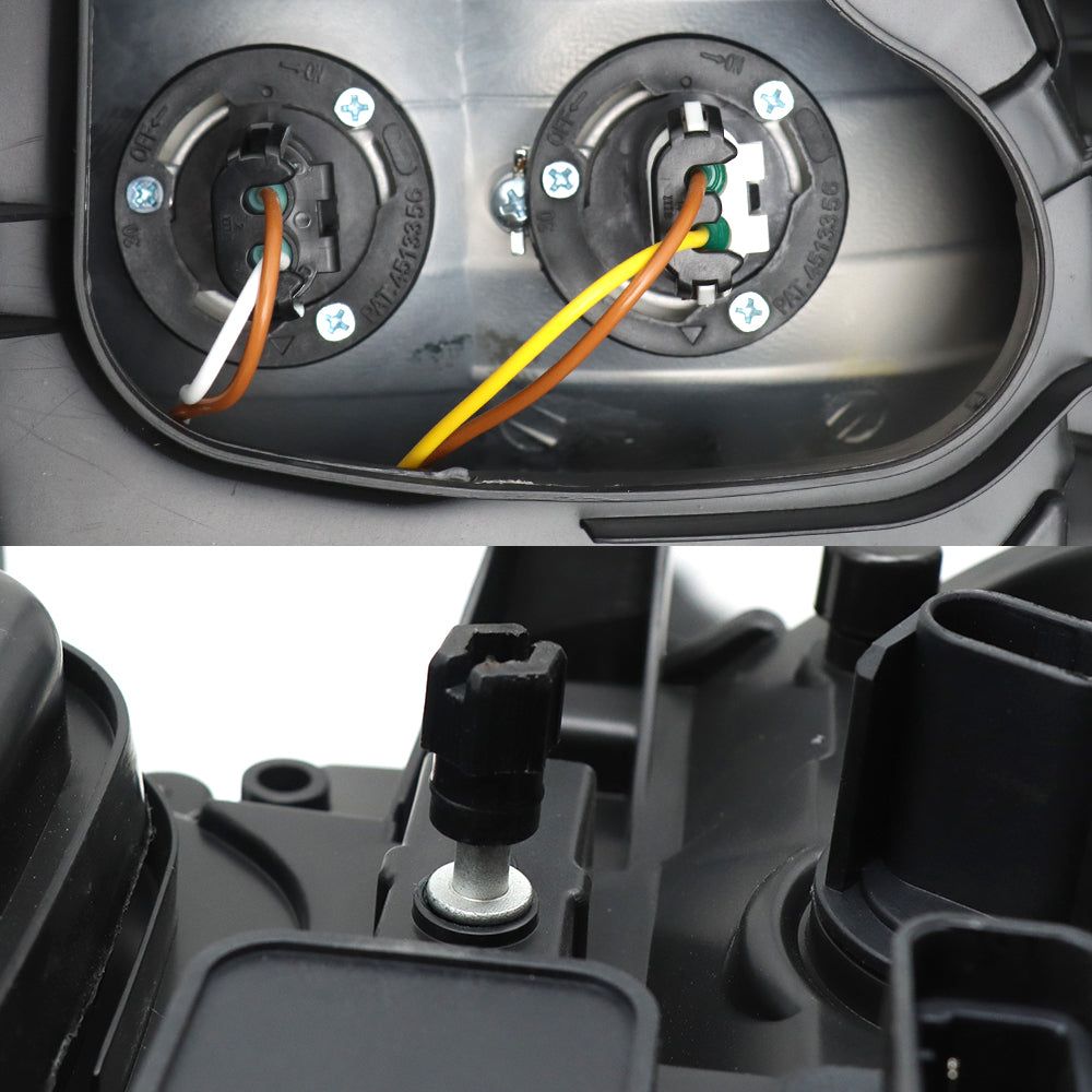 Assemblage de phares compatible avec Freightliner M2 2004-2013 Côté passager noir