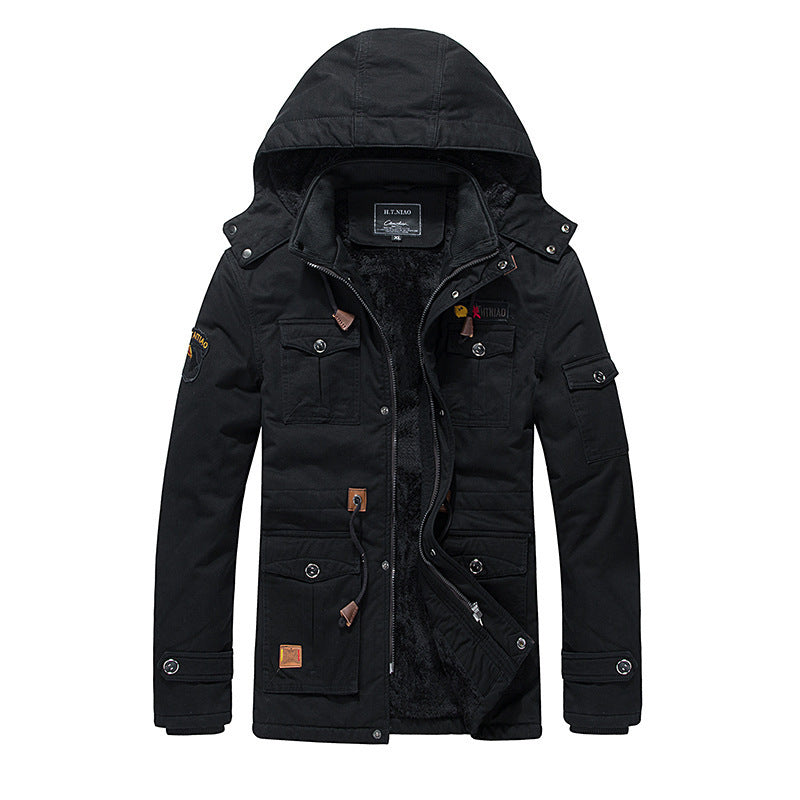 Veste rembourrée en polaire pour hommes