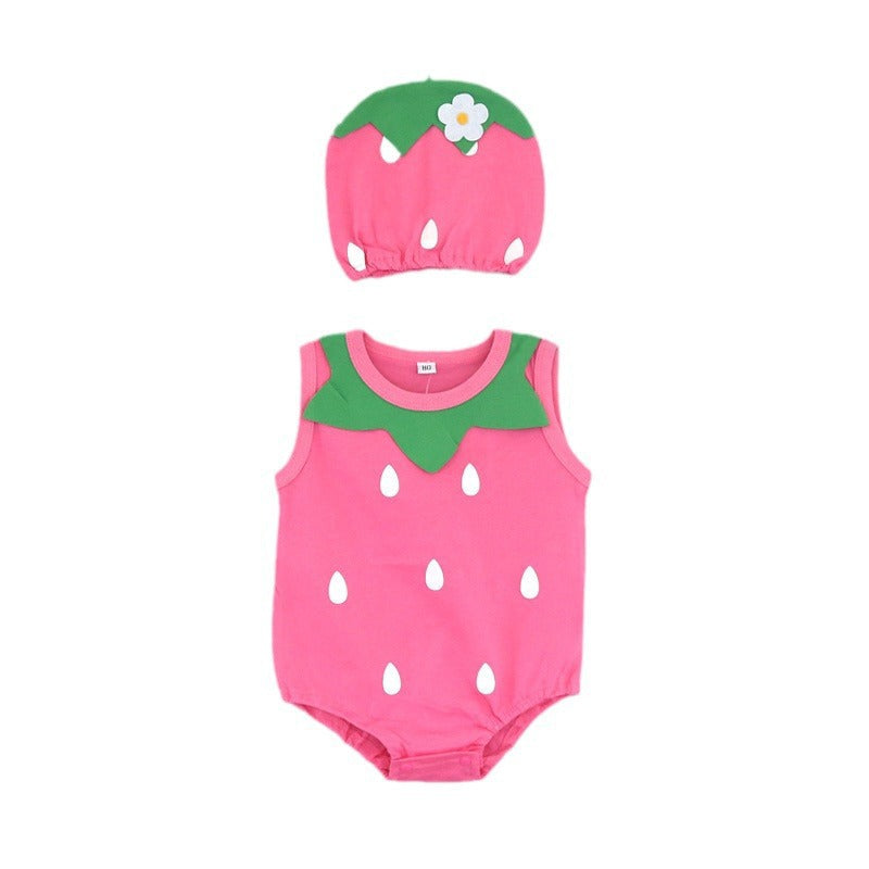 Été style mince Unisexe bébé une pièce combinaisons de corps