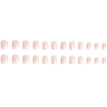 24 pièces de filet acrylique à pression carrée courte changement de couleur blanc Trimmings avec emb 3D