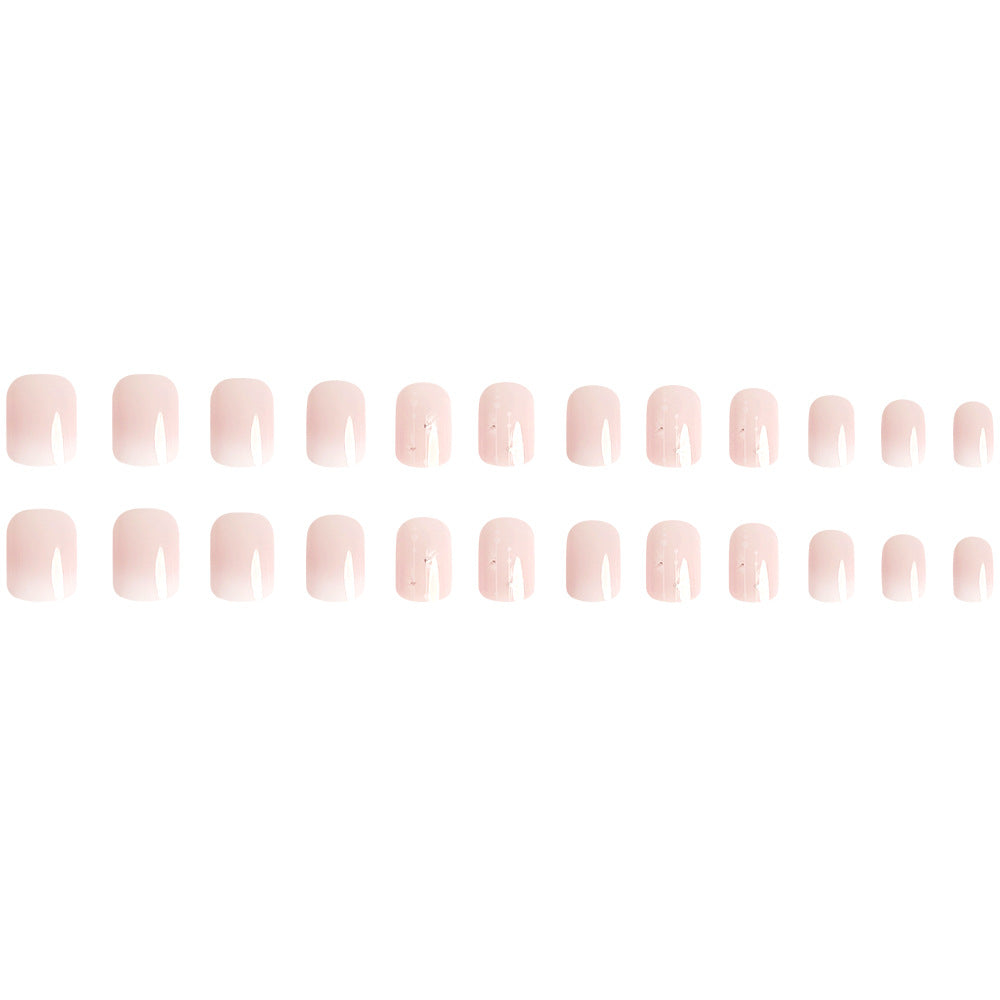 24 pièces de filet acrylique à pression carrée courte changement de couleur blanc Trimmings avec emb 3D