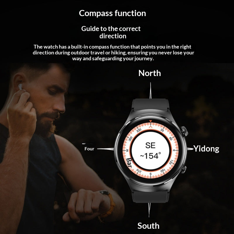 Smartwatch étanche NFC multifonction avec un bracelet à paiement