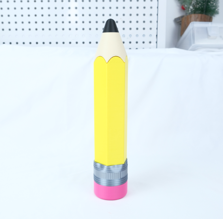Boîtier de rangement en crayon géant imprimé 3D 1PC