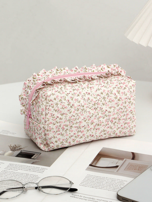 Sac de maquillage en dentelle pour filles de style coréen