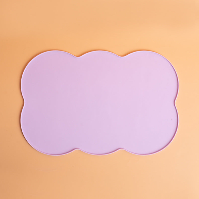 Tapis d'alimentation antidérapant pour chat et chien en silicone imperméable