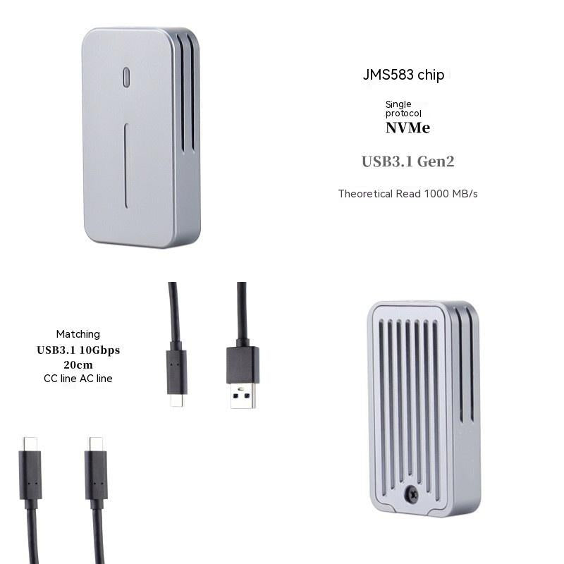 F Dual Protocol 10Gbps alliage d'aluminium Cnc Shell dissipation de chaleur