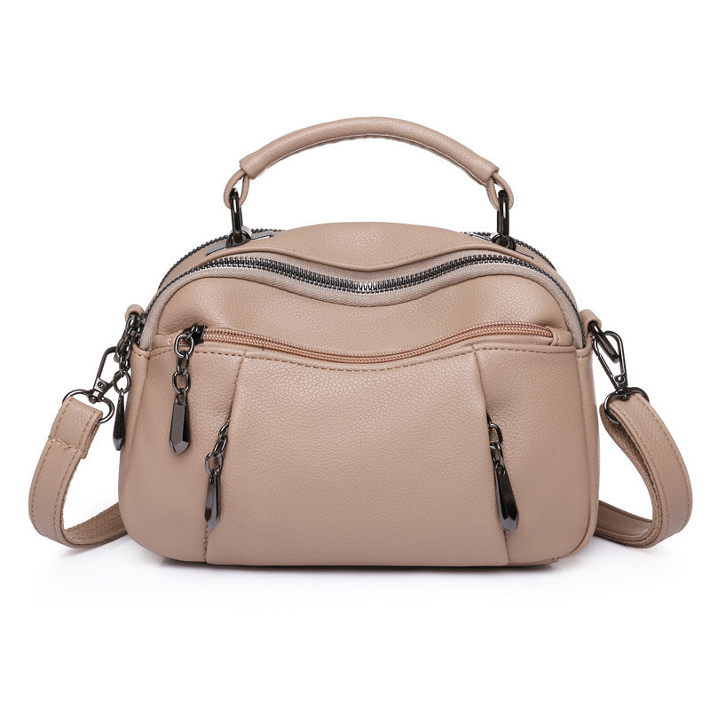 Sac à main PU multicouches et petit sac carré