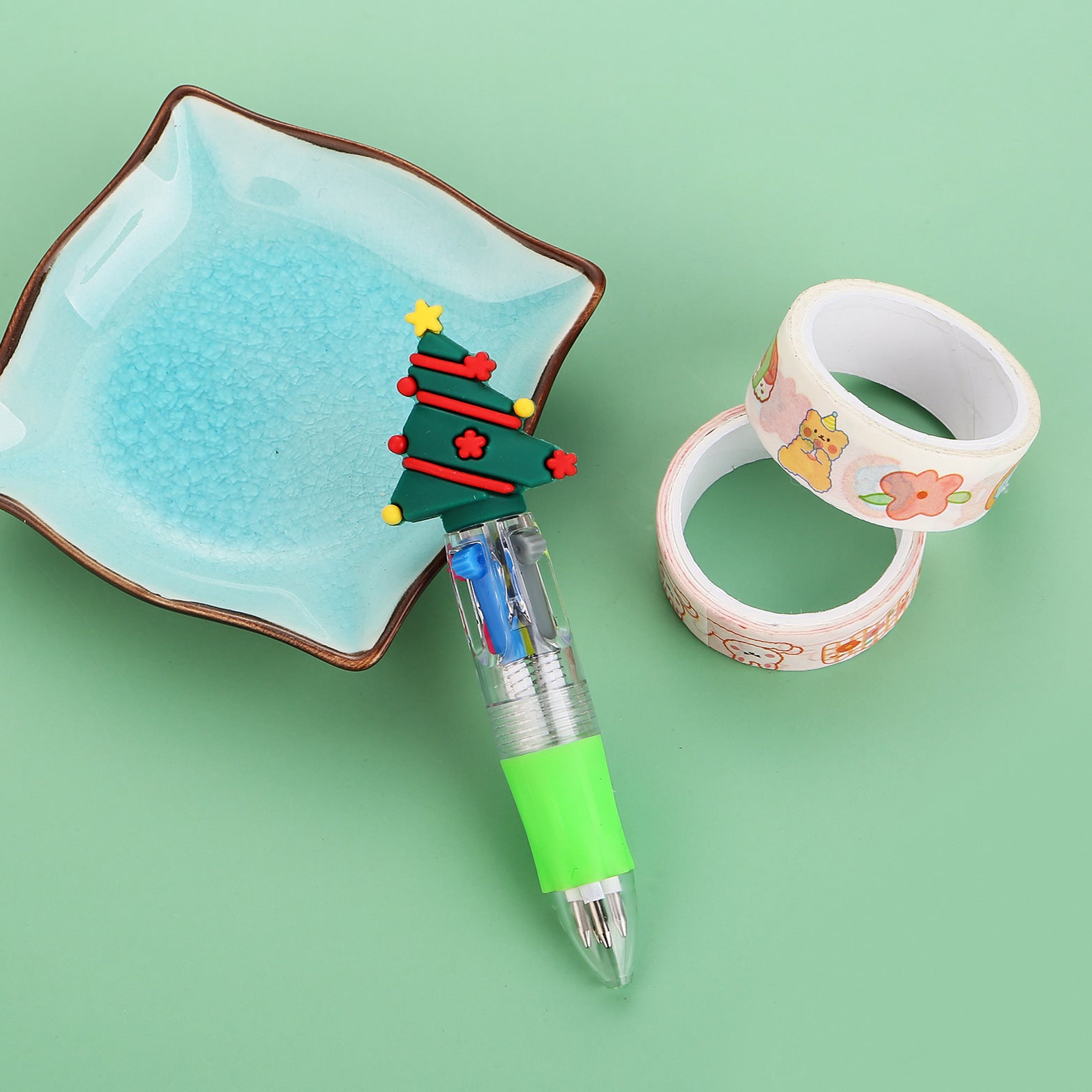 Stylo à bille de couleur Mini de Noël