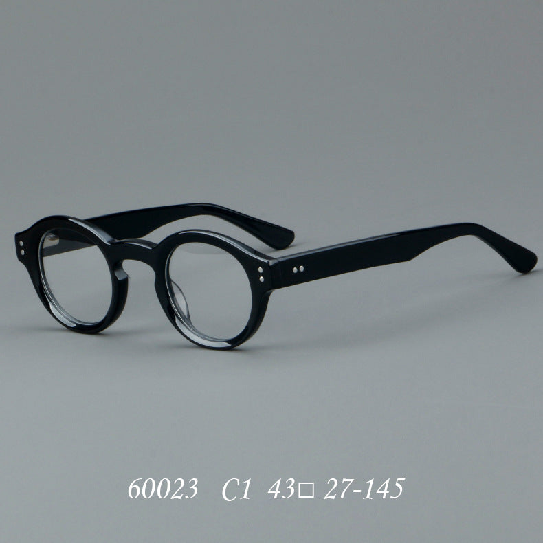 Cadre en tôle République de Chine style Monture ronde Myopia Verres Cadre Non-prescript