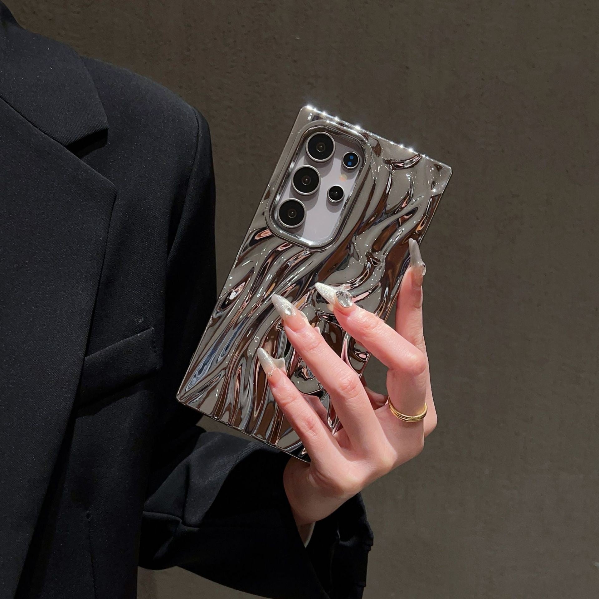Étui de téléphone à électroplaquage en trois dimensions