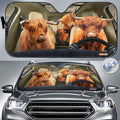 Voiture Sun Shield Arrêt avant écran solaire Chaleur Isolation Non-punching Rideau télescopique