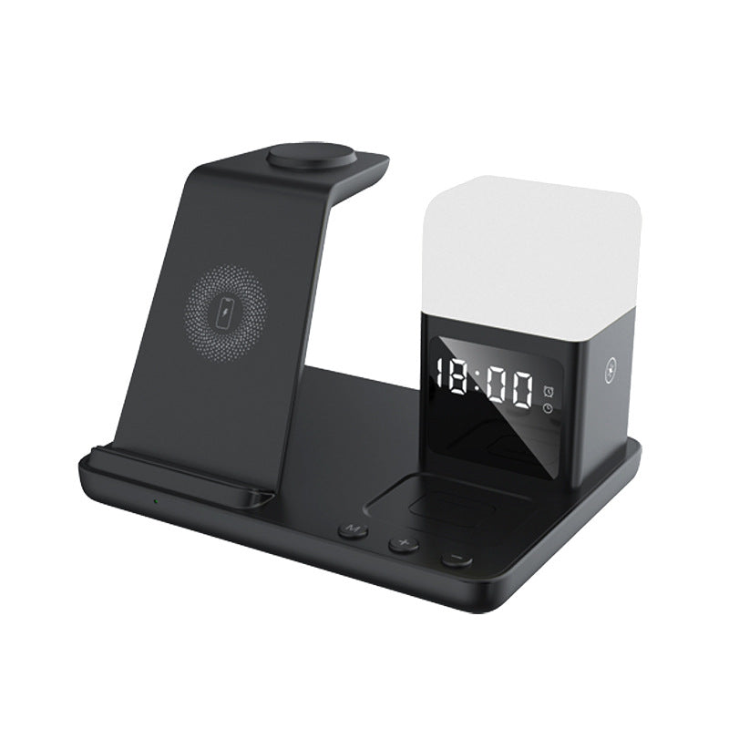Chargeur sans fil 6-en-1 Petite réveil de nuit