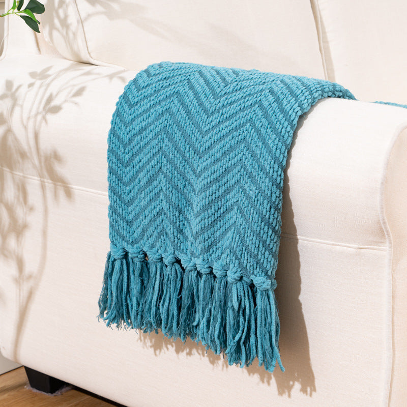 Canapé Tassel Canapé Couverture Tailstock Serviette Couverture