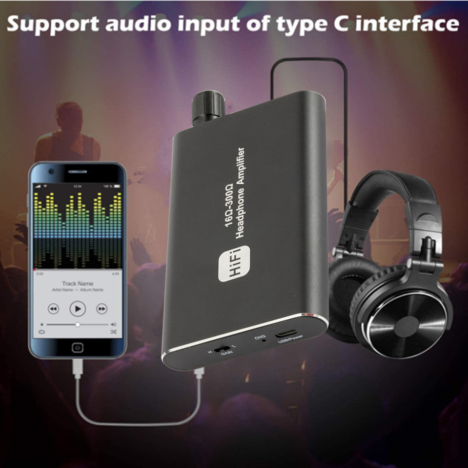 16-3000 Écus Amplifieur casque Portable Earphone AMP 3.5mm avec câble USB audio