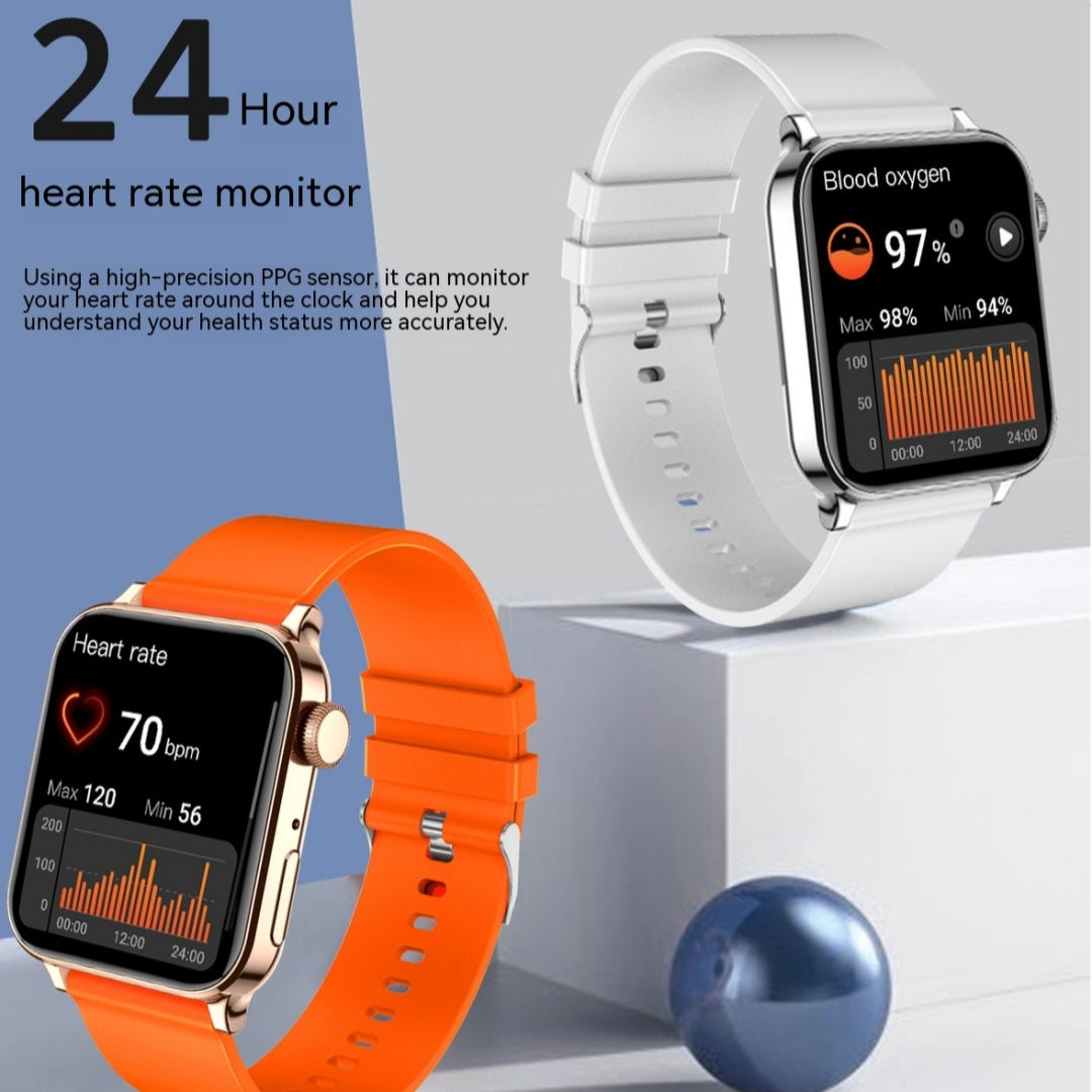 Smart Watch En temps réel Sleep Blood Pression Blood Oxygen Exercise Monitoring Watch Hommes Et