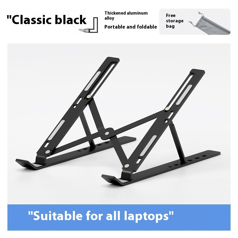 N3 En alliage d'aluminium Support pour ordinateur portable Refroidissement par pliage accru par support pour ordinateur tablette