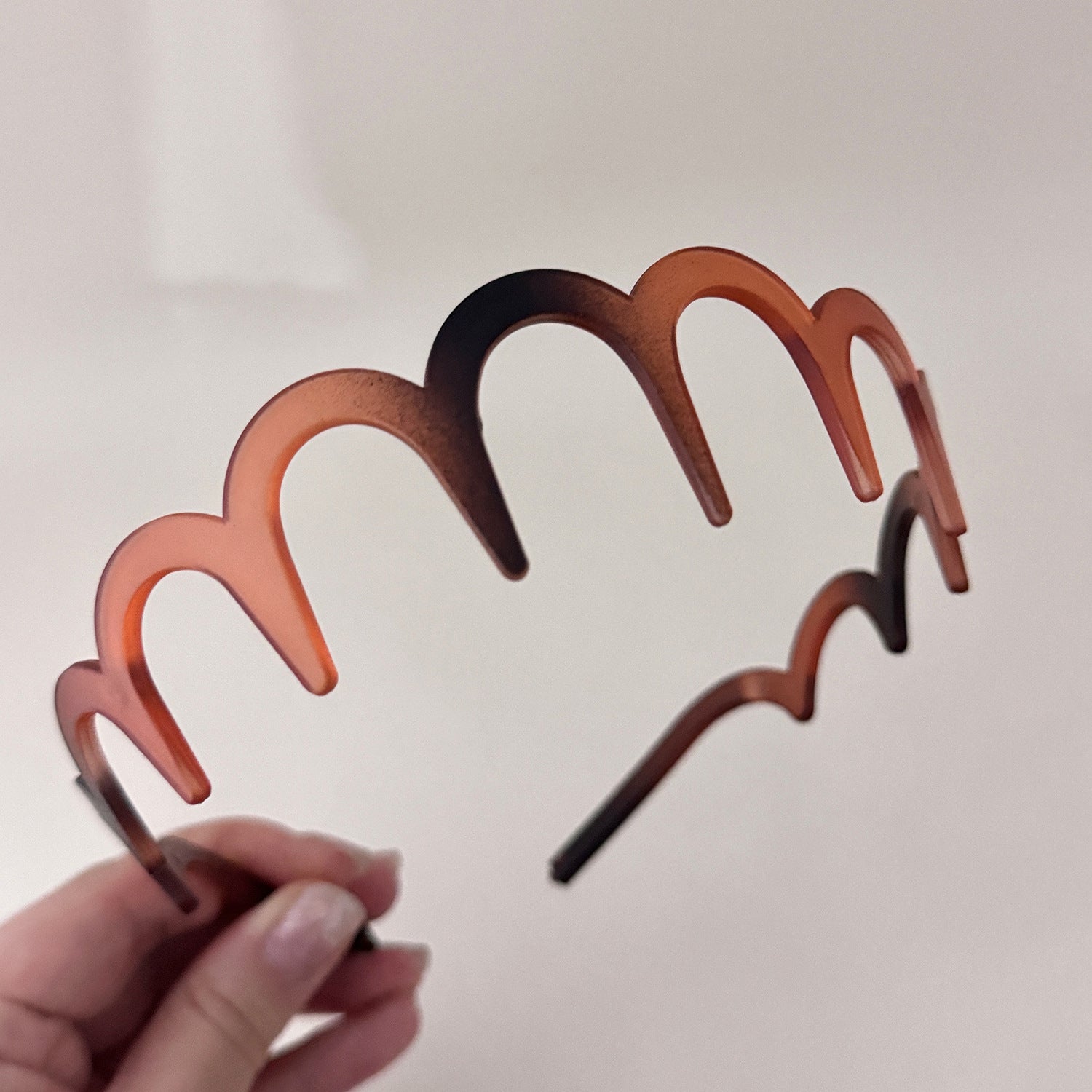 Coiffure Wave Laver le visage Dentée Bandeau antidérapante Barrettes à épingles à cheveux unisexe