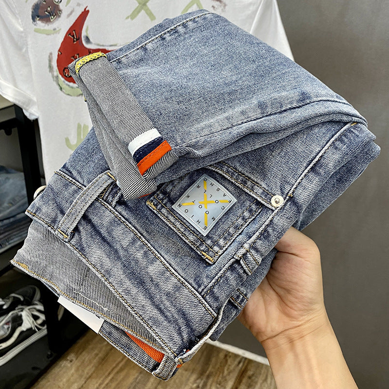 Lettre imprimée Jeans pour hommes