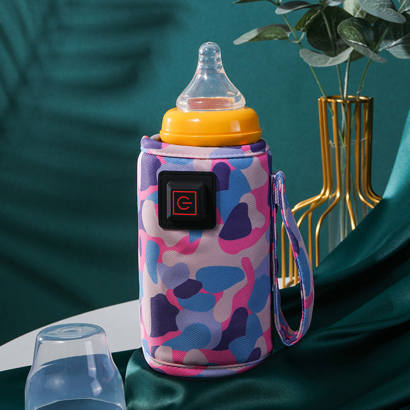 Couverture de bouteille de lait de chauffage portable et température constante