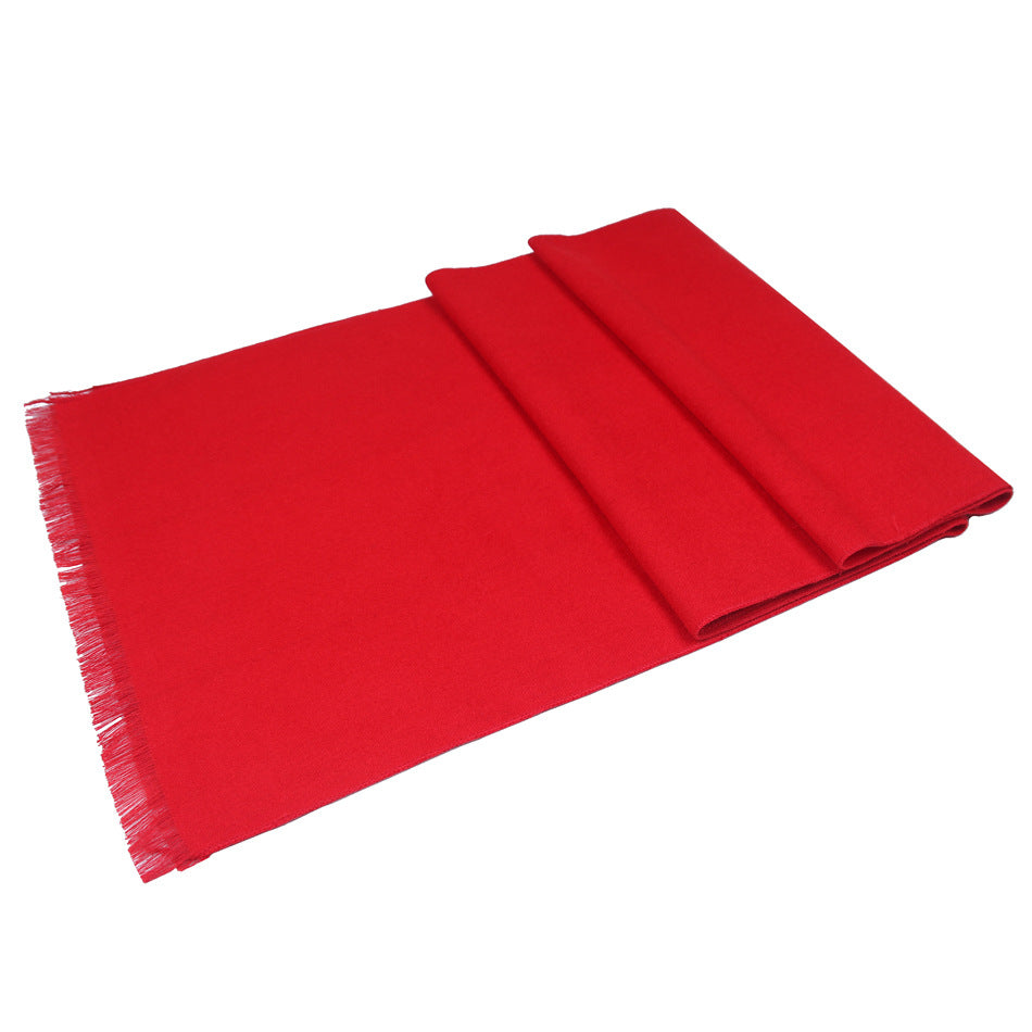 Écharpe en velours double face pour homme