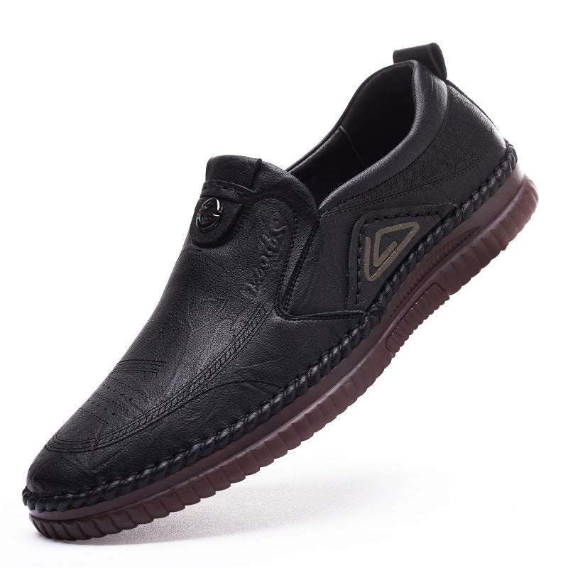 Hommes Casual Chaussures en cuir doux et respirant