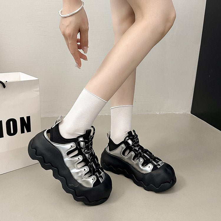 Arrivée Coréen Street Style Platform Casual Beach Sandales pour les femmes