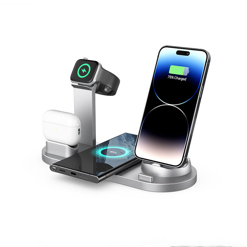 Titulaire de téléphone mobile de rechargeur sans fil trois en un