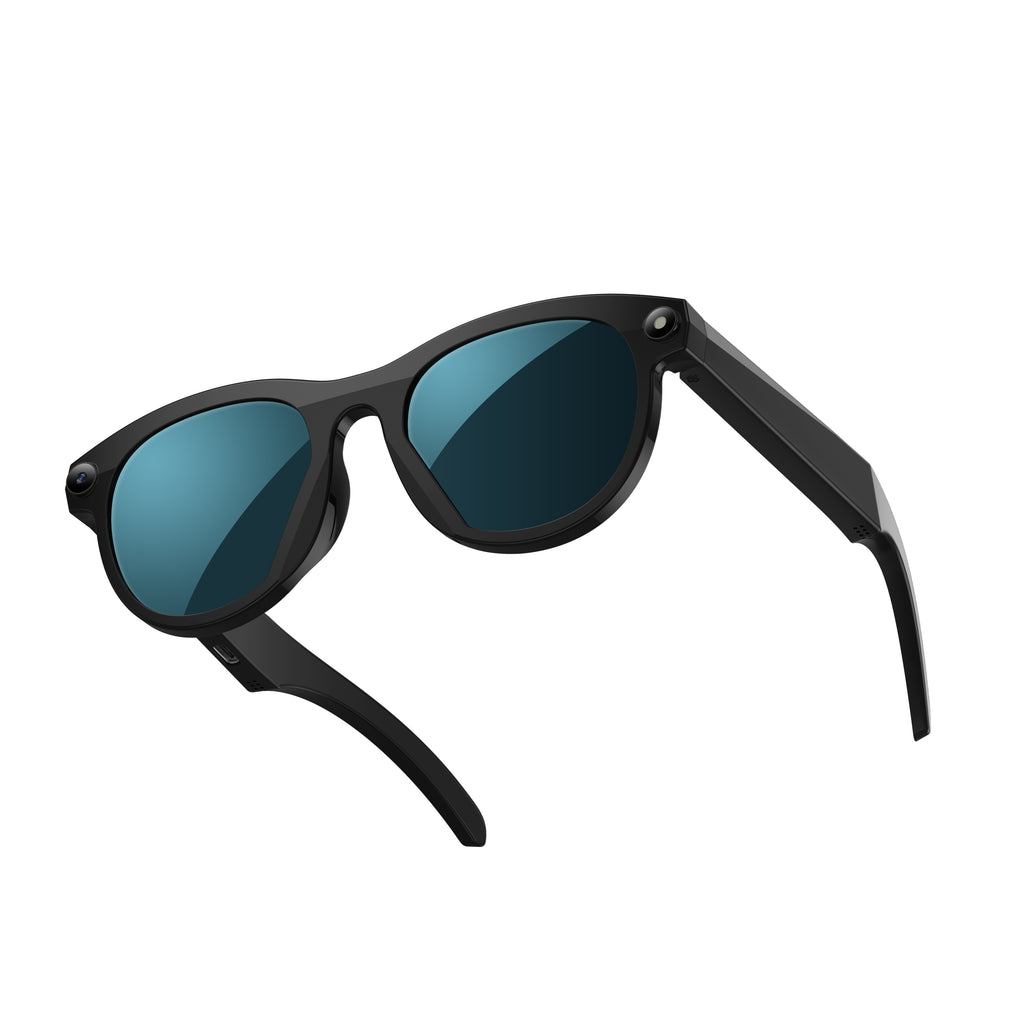 Lunettes intelligentes 2MP AI avec caméra Lunettes de soleil Bluetooth pour la traduction d'appel de musique M88