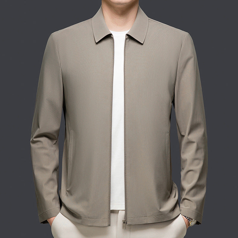 Veste de lapelle polyvalente pour hommes pour le printemps et l'automne