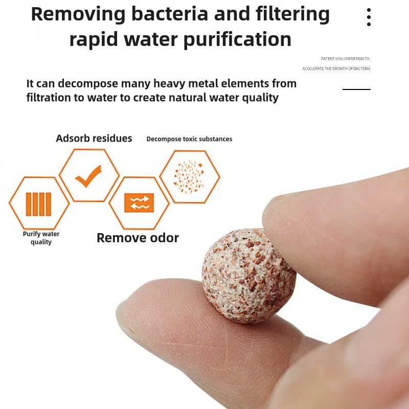 Bio Balles pour filtre à aquarium Média Étang Filtre Matériel Céramique Anneau Aquarium pour poisson Ta